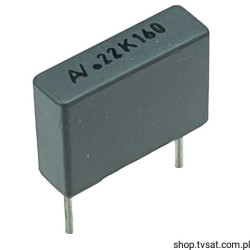 R60GF3220AA6AK MKT 220nF 160V 10% R=10.0 R10.0 KEMET