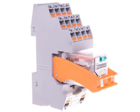 Przekaźnik interfejsowy z zaciskami push-in 4P 6A 24V DC RIF-2-RPT-LDP-24DC/4X21 2903308