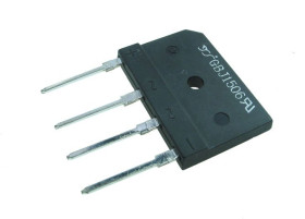 Mostek prostowniczy GBJ1506 15A 600V pła