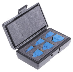 Zestaw przewodów pomiarowych, zawartość: Zestyk, mostek kablowy, klamerki pomiarowe