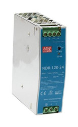 NDR-120-24 zasilacz impulsowy na szynę DIN 24V / 5A / 120W