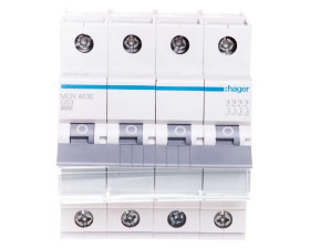 Wyłącznik nadprądowy 4P C 63A 6kA AC MCN463E