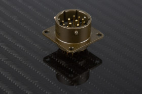 Złącze 12-pinowe Żeński Amphenol Socapex Męski Montaż na panelu MIL-DTL-26482 rozmiar 14