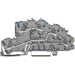 WAGO 2003-7646 N/L/PE Multilevel Installation Terminal Block Grey