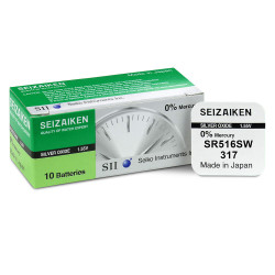 bateria srebrowa mini Seizaiken / SEIKO 317 / SR516SW / SR62