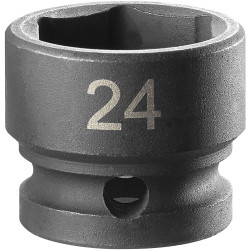 Facom NSS.24A 6-Point Stubby Impact Socket 1/2in Drive 24mm