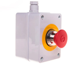 Obudowa kasety 1-otworowa 30mm szara IP56 W0-KASETA KP1-S1