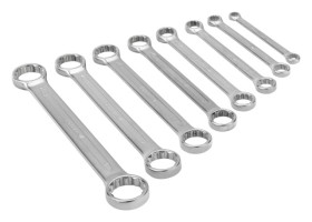 Zestaw narzędzi nastawnych Zestaw podwójnych kluczy oczkowych Bahco 6 x 7, 8 x 9, 10 x 11, 12 x 13, 14 x 15, 16 x 17,