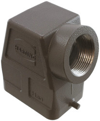 Osłona złączy dużej mocy HARTING rozmiar 6B Wpust boczny