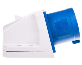 Wtyczka odbiornikowa 32A 3P 230V niebieska IP44 523-6