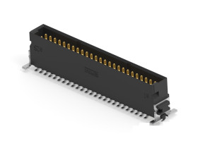 Wtyk PCB 50-pinowe raster: 1.27mm 2-rzędowe ERNI Montaż powierzchniowy Męski 1.7A 500 V