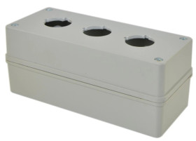 Kaseta KP3 3 otwory fi 30mm W0-KASETA KP3A SZARA