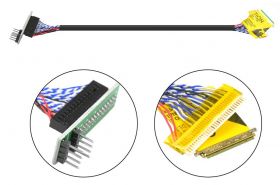 Adapter EDID LCD (LVD 30/40-pin) z przewodem i adapterem DIL8 (PDIP)