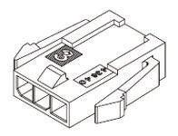 Obudowa złącza 6-pinowe -rzędowe raster: 3mm Molex Męski Montaż na panelu Micro-Fit 3.0 Wtyk Micro-Fit 3.0