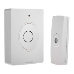 Dzwonek bezprzewodowy + 2 piloty DB-1B/2P/B biały W-99740 Plastrol