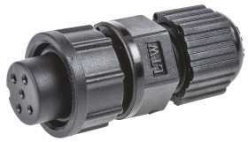 Złącze wielostykowe przemysłowe 5-pinowe Montaż na kablu Gniazdo Amphenol Industrial