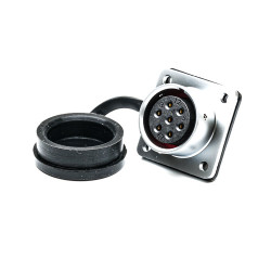 Złącze wielostykowe przemysłowe 7-pinowe M20 Montaż na kołnierzu Gniazdo RS PRO