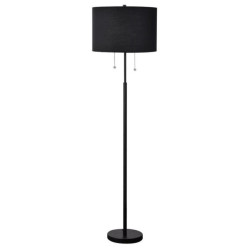 Lampa stojąca Fogo 2xE27 czarna LP-0304/2F BK Light Prestige