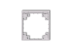 MINI Ramka pośrednia do gniazd bryzgoszczelnych z uziemieniem schuko liliowy 41MRPB-1s KARLIK