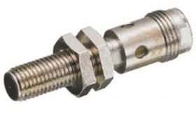 Czujnik zbliżeniowy M12 Indukcyjny 4 mm Omron Wpuszczany 12 → 24 V dc długość 48mm Gwintowany