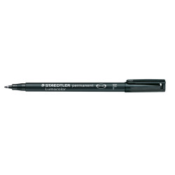 Staedtler 318-9 Lumocolor&#xAE; Permanent Pen Black - Etch Resist
