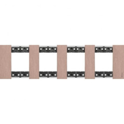 LIVING NOW ramka 4x2mod. copper KA4802M4ZM