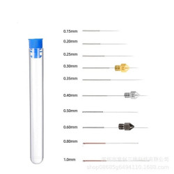 Zestaw elastycznych igieł do czyszczenia dysz 3D - 0.15/0.25/0.3/0.35/0.4 mm