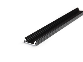 Profil aluminiowy do taśm LED 2000 mm prosty nawierzchniowy czarny SURFACE14 EF/Y A2020021 LED LINE