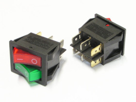 Przełącznik MK-321 KCD2-4-2101N 230V AC podświetlany ON-OFF