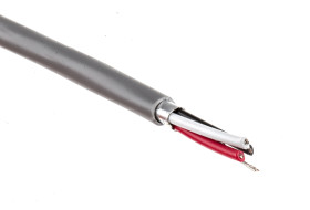 Kabel do transmisji danych 0,22 mm² 3 -rdzeniowy Ekranowany 24 AWG AWG PVC 300 V