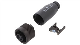 Złącze: Okrągłe Wtyk 692/693,693,Rd24 Żeńskie Pin: 7 Srebrzony 99 4226 00 07