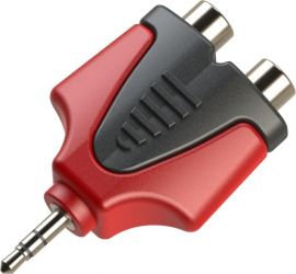 Rozdzielacz wtyk JACK 3.5 stereo - 2x gniazdo RCA ROXTONE