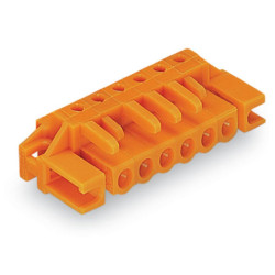 WAGO 232-262/047-000 Female MCS-MIDI 2P 5.08mm Angled Pin Spacer Flush