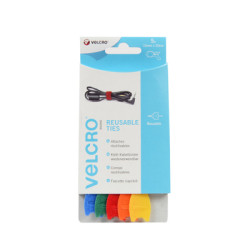Cable tie, releasable, (L x W) 200 x 12 mm, blue/green/red/orange/yellow, VEL-EC60250