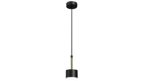 Lampa Wisząca Arena Black/Gold 1Xgx53 Mlp7760 Milagro
