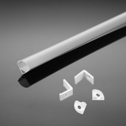 Profil aluminiowy biały 2m n/t kątowy klosz mleczny 15,8x15,8mm VT-8109-W SKU3369 V-Tac