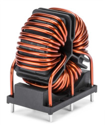 Common mode choke, 2 wire, horizontal, 4 mH, 16 A, RT8122-16-4M0