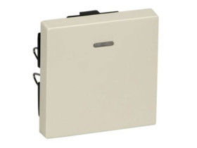 MERTEN SYSTEM M Klawisz pojedynczy z okienkiem sygnalizacyjnym kremowy MTN436044 SCHNEIDER ELECTRIC