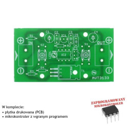 Sterownik oświetlenia LED sterowany dowolnym pilotem - PCB i mikroprocesor do projektu AVT 3133