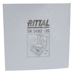 Filtr wentylatora 212.5 x 212.5 x 21mm Rittal SK typ Wkładka harmonijkowa