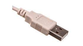 Kabel Połączeniowy Usb 2.0 Typ Usb A/Usb B, M/M Beżowy 1,8M Ak-300102-018-E