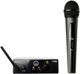 Mikrofon bezprzewodowy Sennheiser AKG WMS 40 Mini, ISM 1, zestaw z odbiornikiem