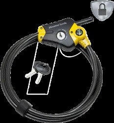 8420EURD Bicycle - Cable lock, Ø 10 mm, 450 cm
