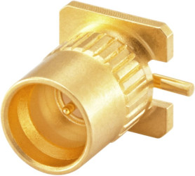 Złącze SMP Montaż na płytce drukowanej Męski 50Ω typ złącza Złącze SMP Lutowane