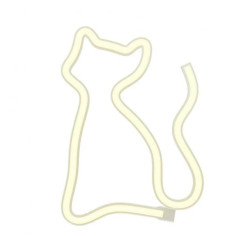 Neon LED KOT ciepły biały Bat + USB FLNEO3 Forever Light