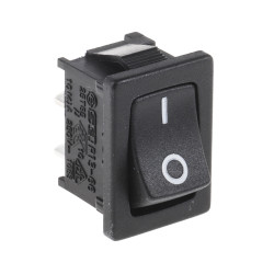 Przełącznik kołyskowy Wł.-wył. Nie 16 A SPST Czarny RS PRO