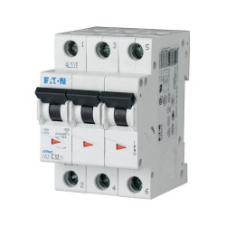 Wyłącznik nadprądowy MCB, Typ D, 3-biegunowy, 2.5A, 400V, Eaton, FAZ