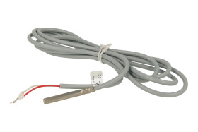 Czujnik; temperatury; 1-FP-DS18B20-2; z obudową; cylindryczny metalowy; DS18B20; z przewodem 2mb; fi 6x50mm; 3÷5,5V; DC; -20÷105