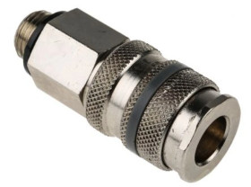 Szybkozłączka pneumatyczna, materiał Mosiądz, złącze R 1/4 męskie, RS PRO CEJN 310, Forster, Hansen 3000, Parker PBF