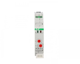 Przekaźnik czasowy 1P 10A 0,1sek-576h 12-264V AC/DC opóźnione załączenie PCR-513UNI